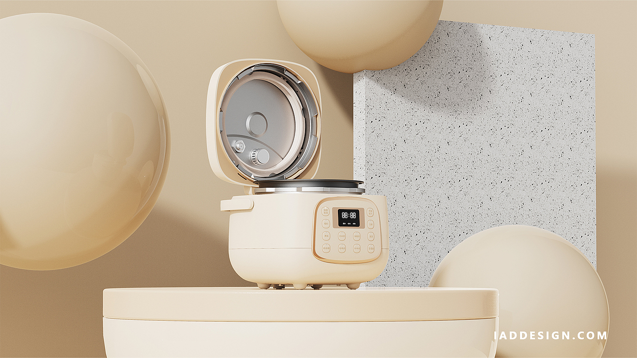 迷你电压力锅（图ZMjY3MTczOTgw） - 生活用品 - 站酷设计师合而不同工业设计原创素材 - 站酷ZCOOL