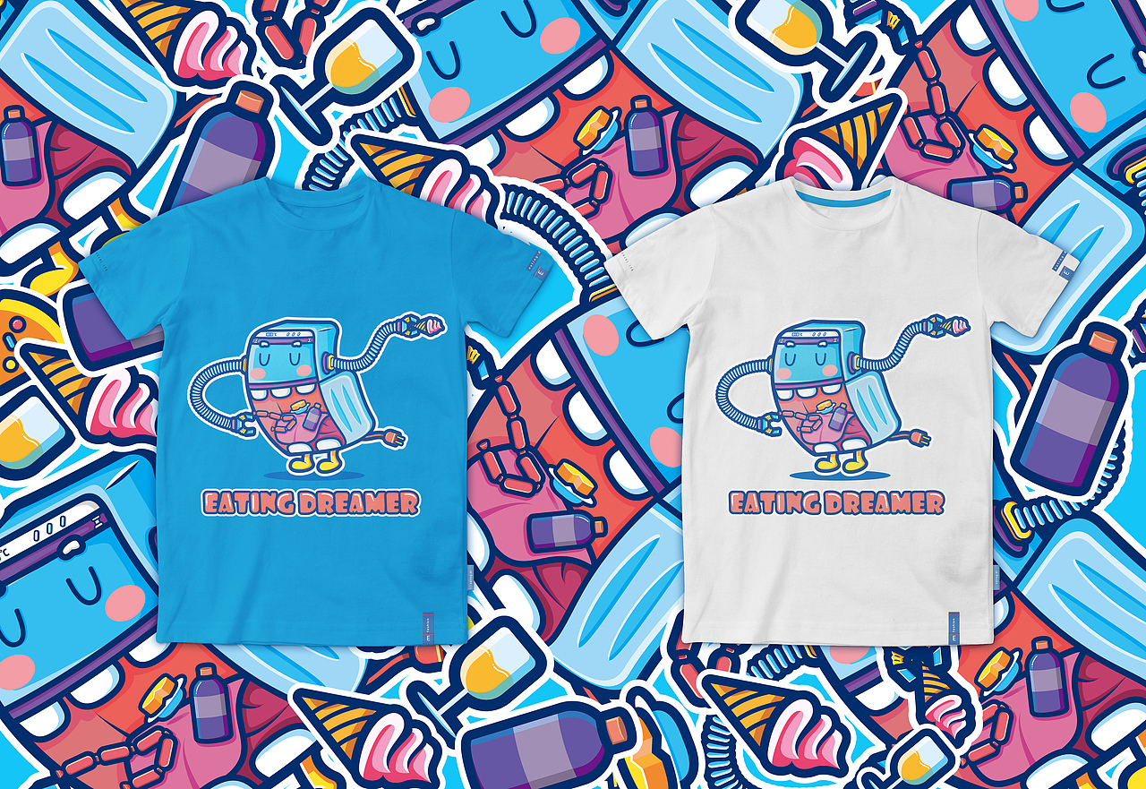 卡通IP整理——吃货冰箱系列首次亮相～～（图ZMTU5NDQyOTM2） - IP形象 - 站酷设计师荒语原创素材 - 站酷ZCOOL