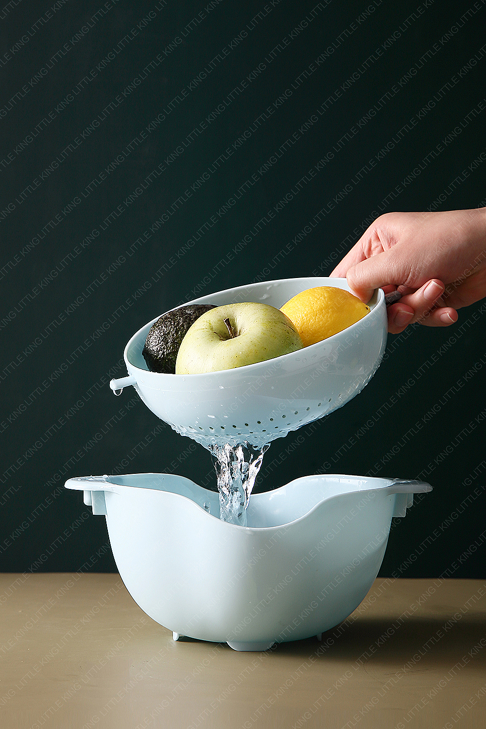 居家日用——北欧风双层沥水篮（图ZMjExMTMwMzU2） - 产品摄影 - 站酷设计师汕头好哩视觉原创素材 - 站酷ZCOOL