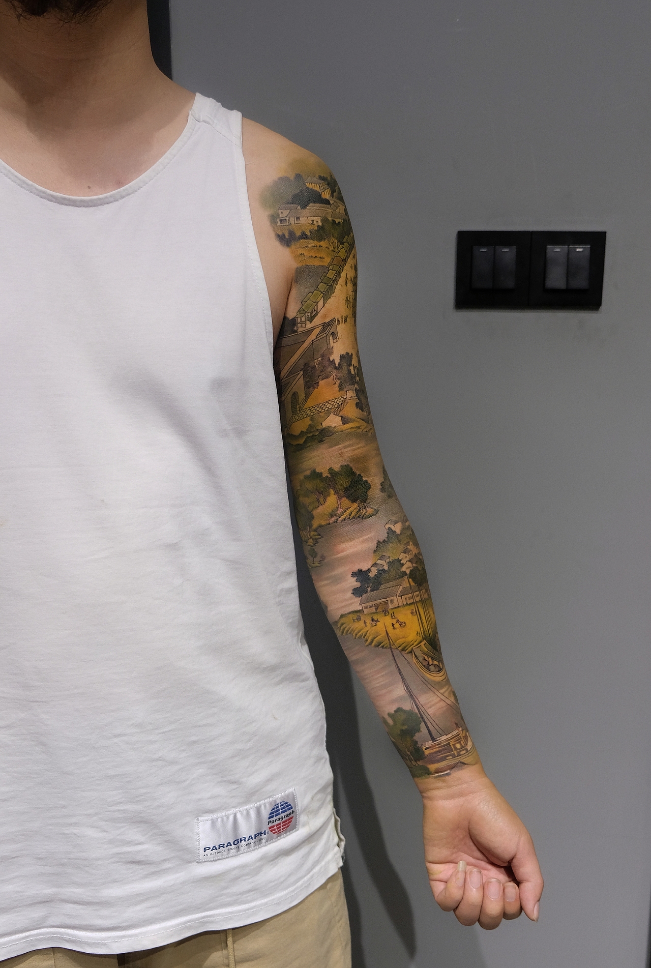 清明上河图纹身