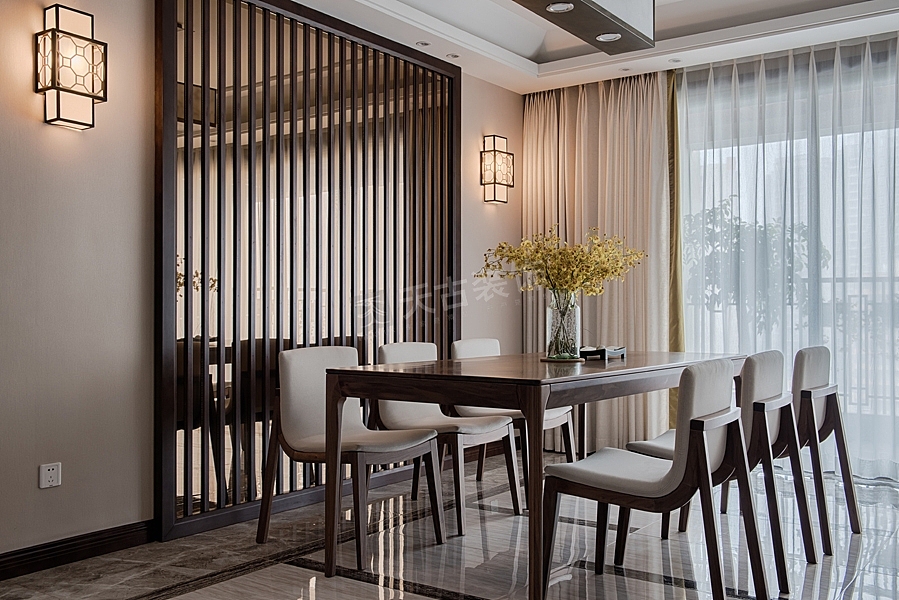 重庆雍江翠湖平层装修方案,重庆天地新中式装修效果图