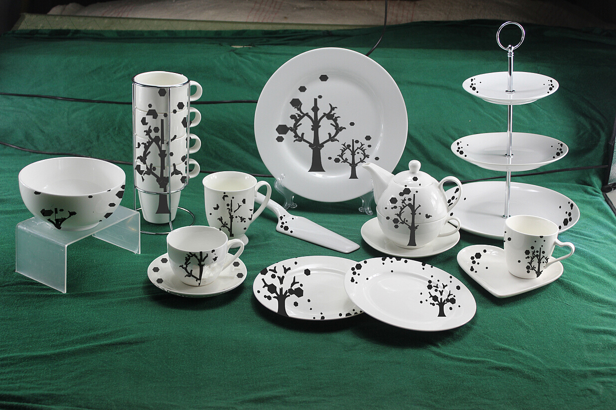 大学时候老师给的一个兼职,一套器皿的花纹