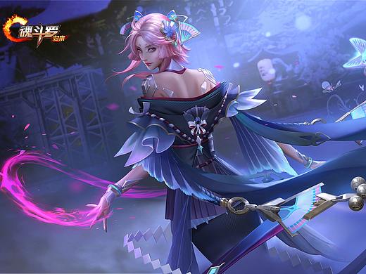 为游戏《魂斗罗》创作的角色插图