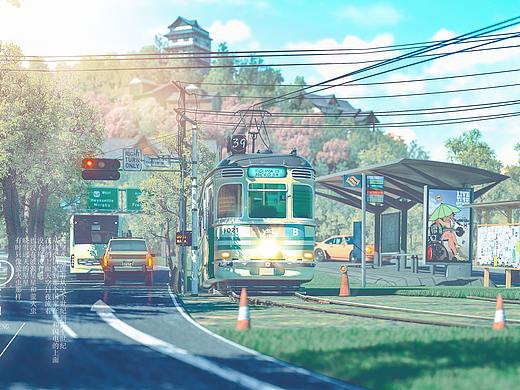 新海诚风C4D作品