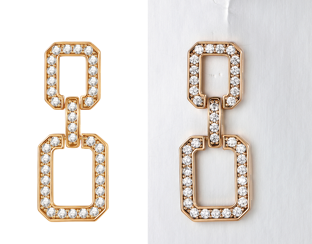 首饰 电商主图 白底主图 耳钉 胸针 主图修图 精修