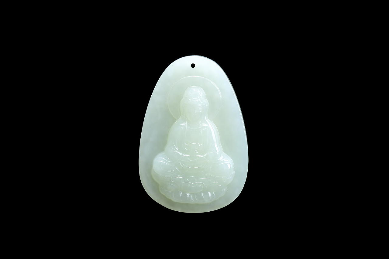 和田玉佛玉佩拍摄