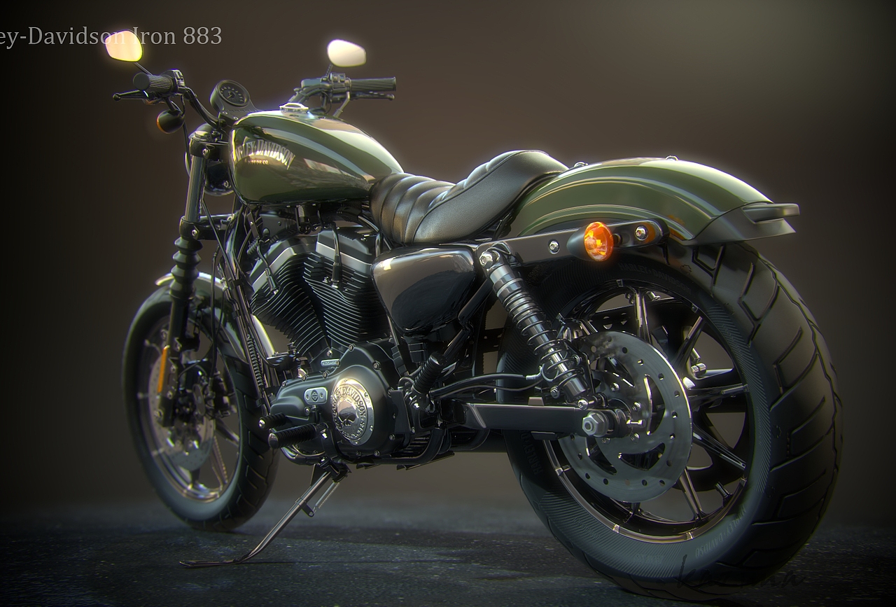 哈雷883硬汉 运动巡航摩托车harley-davidsoniron883cg