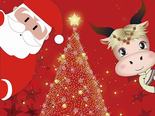 红色派对商业展架设计