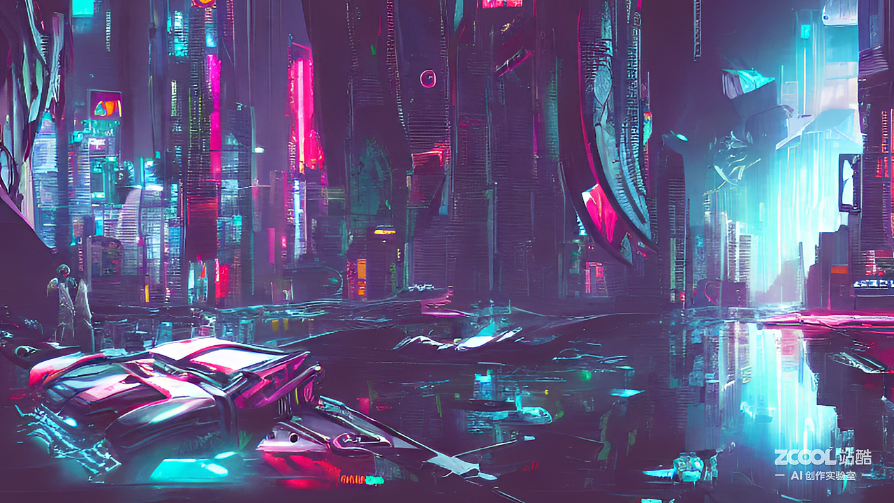 #AI创作实验室#赛博朋克 超现实