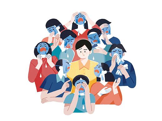 杂志封面画稿