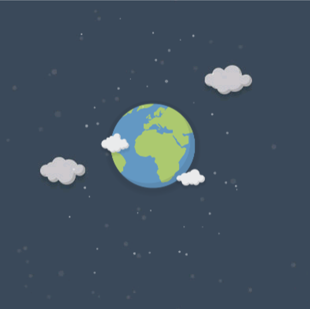 世界地球日卡通宣传图(世界地球日、地球、树、树林)手绘插图_北极熊素材库