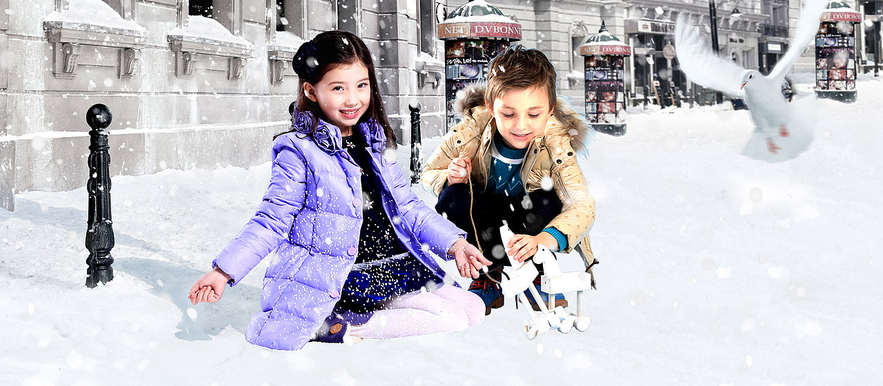 童装店铺海报设计