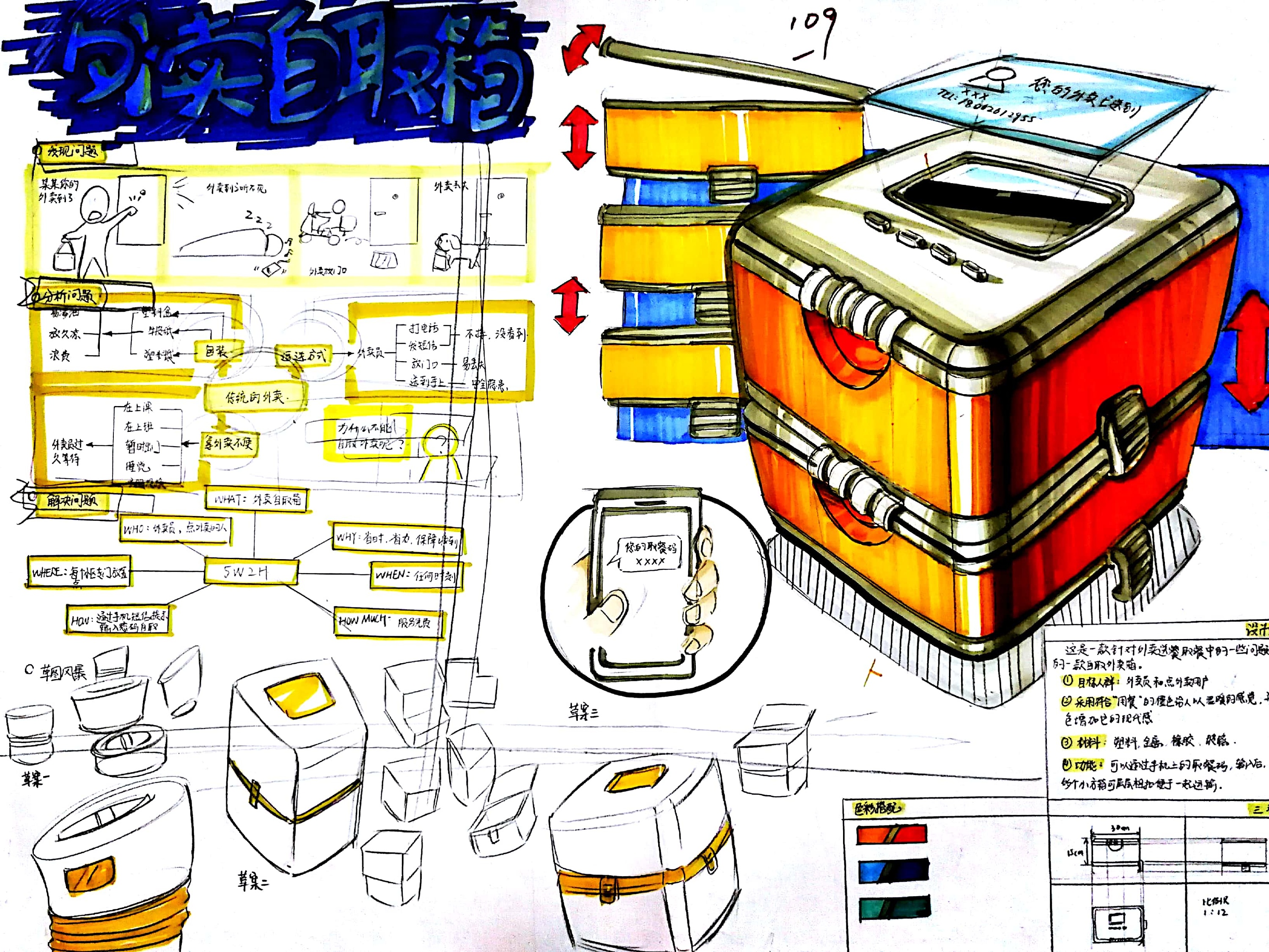 工业设计考研手绘快题丨星辰考研
