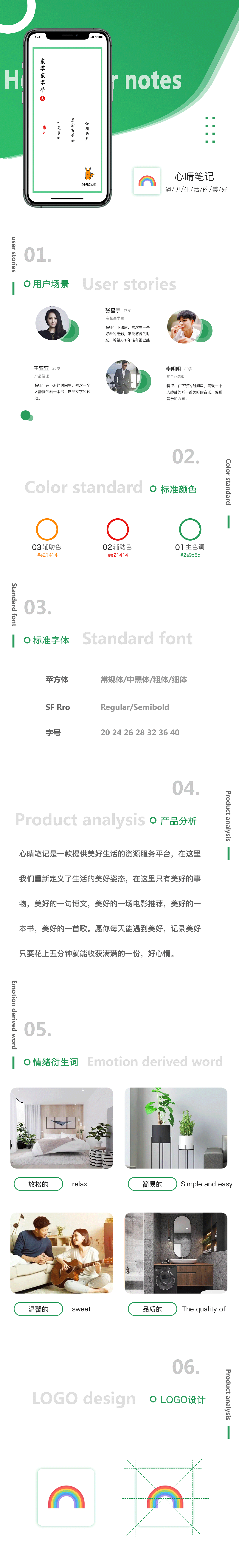 心晴笔记App GUI排版（图ZMjE5ODI0Mjg4） - APP界面 - 站酷设计师抹茶味老仙女原创素材 - 站酷ZCOOL