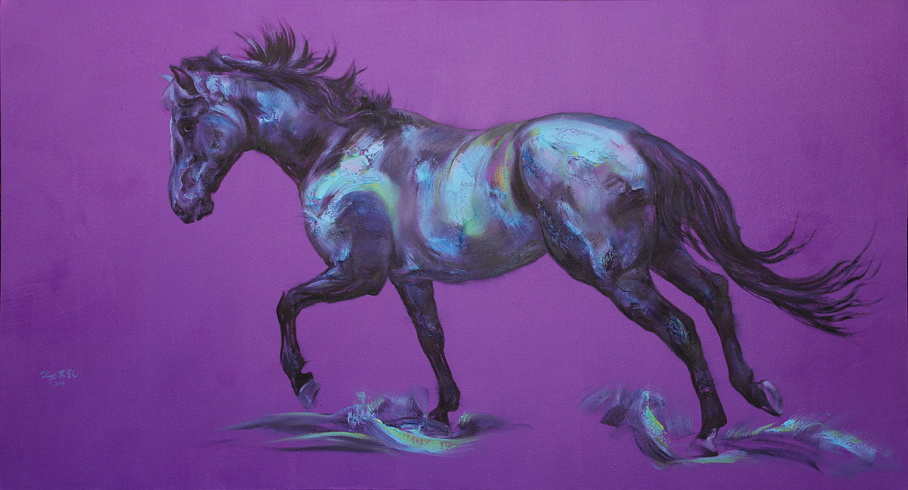 《马系列》（图ZNDE0MzIyNjQ=） - 绘画 - 站酷设计师刘尽航原创素材 - 站酷ZCOOL