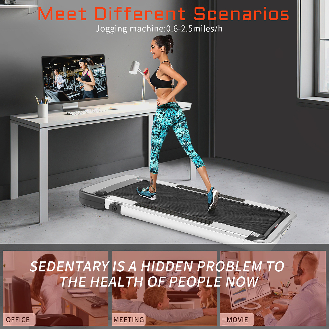 跑步机产品拍摄_主图设计_A+页面设计-狮子头视觉