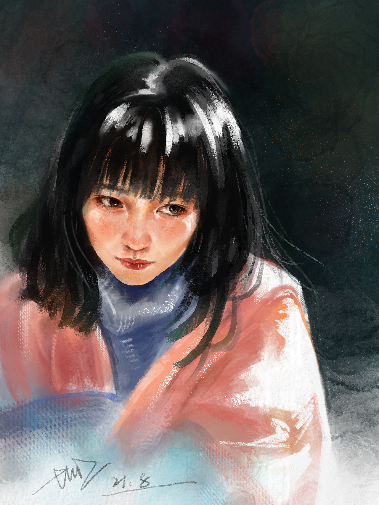 水彩插画人物（图ZMjY5MDU2NzAw） - 创作习作 - 站酷设计师HuDdi原创素材 - 站酷ZCOOL