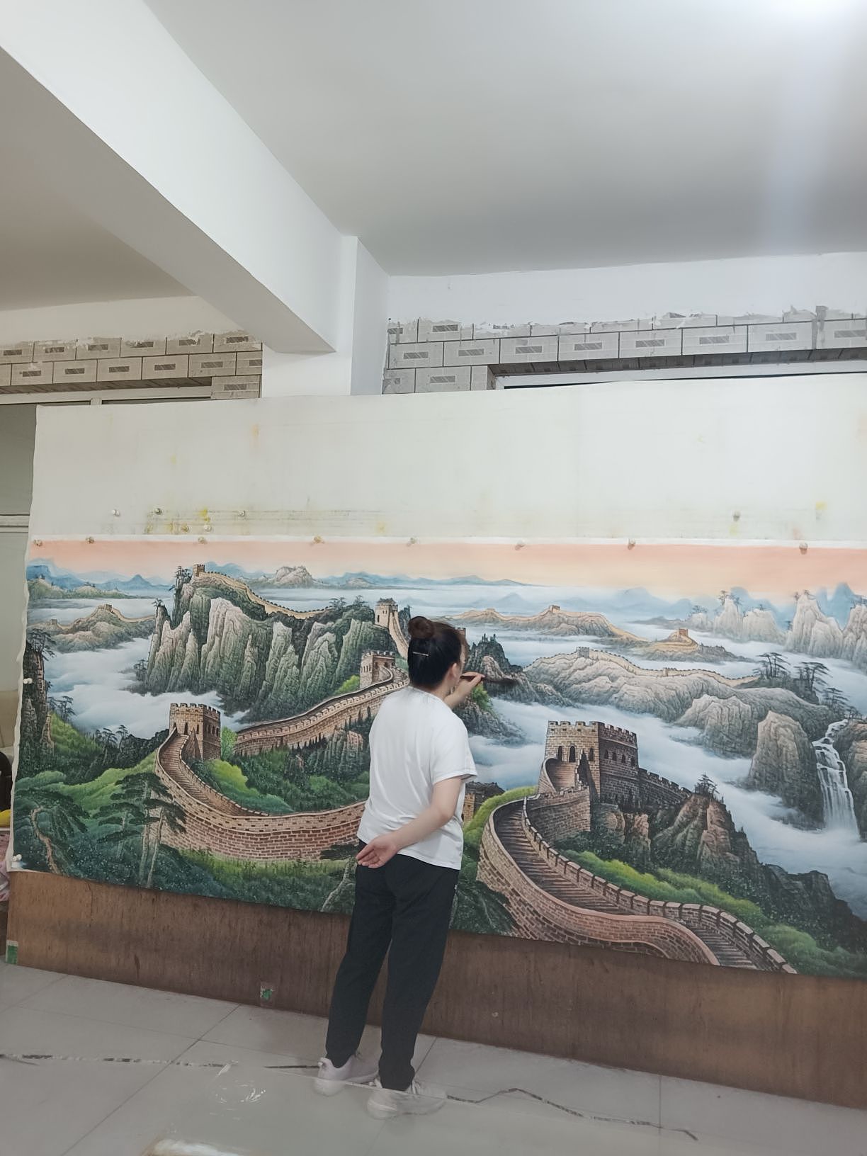 画家李海英山水作品