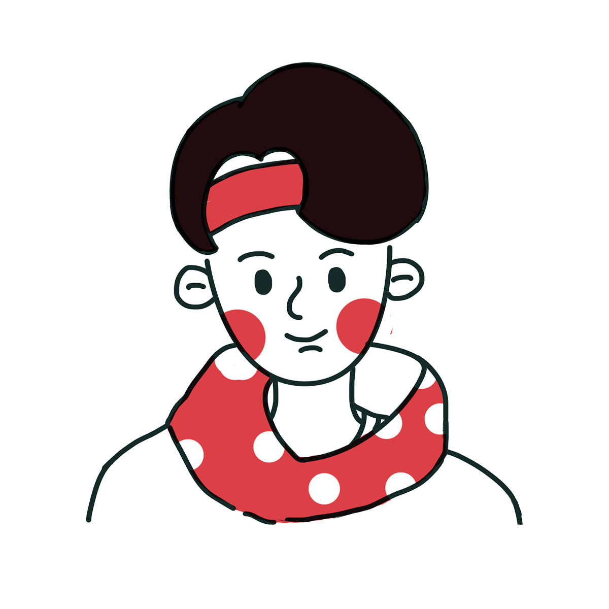 简约线条风头像