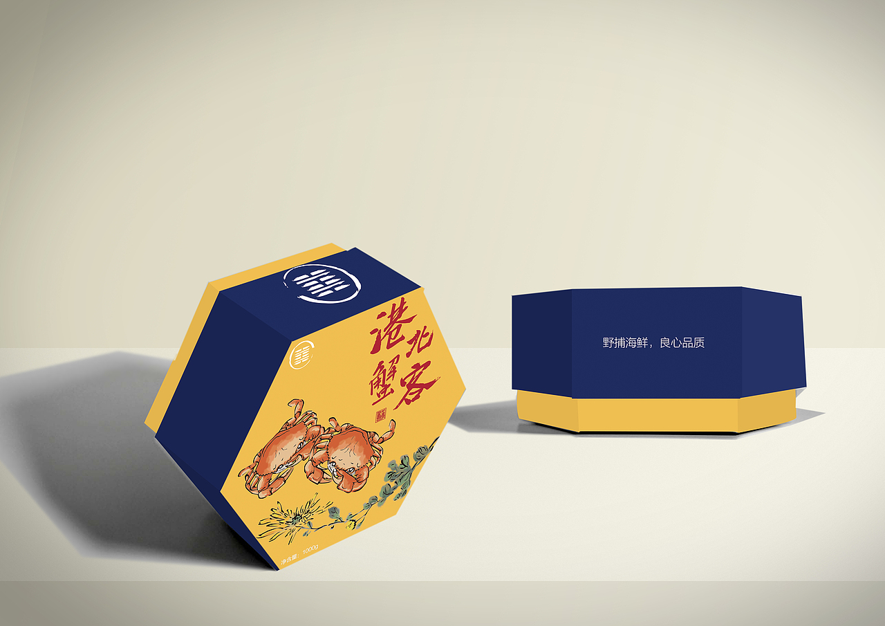 港北蟹客（图ZMjgzODQzNzQ0） - 包装 - 站酷设计师一颗方糖_klein原创素材 - 站酷ZCOOL