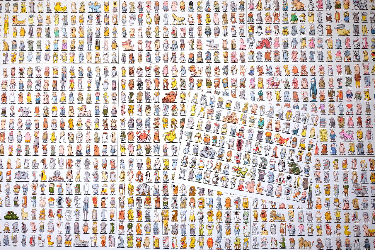 【异兽圈】+200个卡通小人（图ZNjA3ODk3Mjg=） - 创作习作 - 站酷设计师罗元元元原创素材 - 站酷ZCOOL
