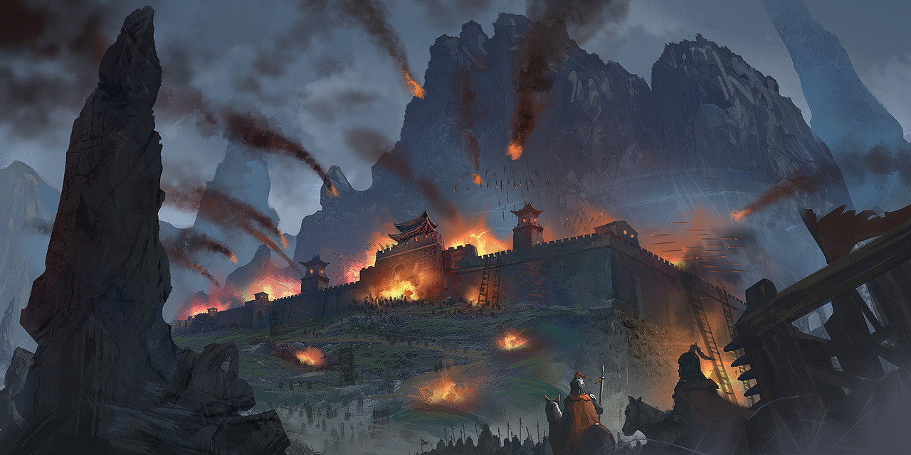 攻城游戏原画创作