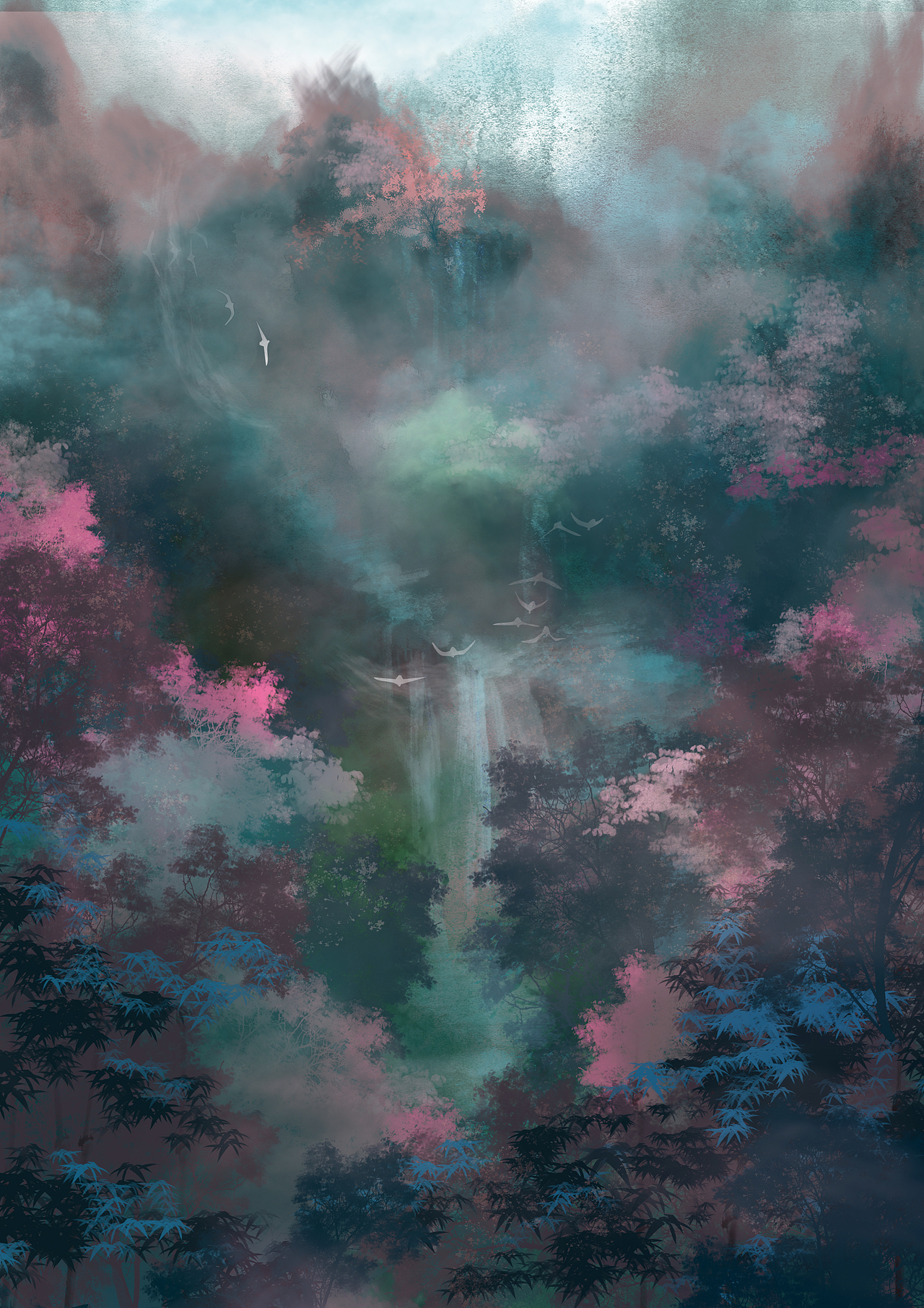 蓬莱仙山（图ZMTcwMTA0MDU2） - 创作习作 - 站酷设计师西宫宫宫原创素材 - 站酷ZCOOL