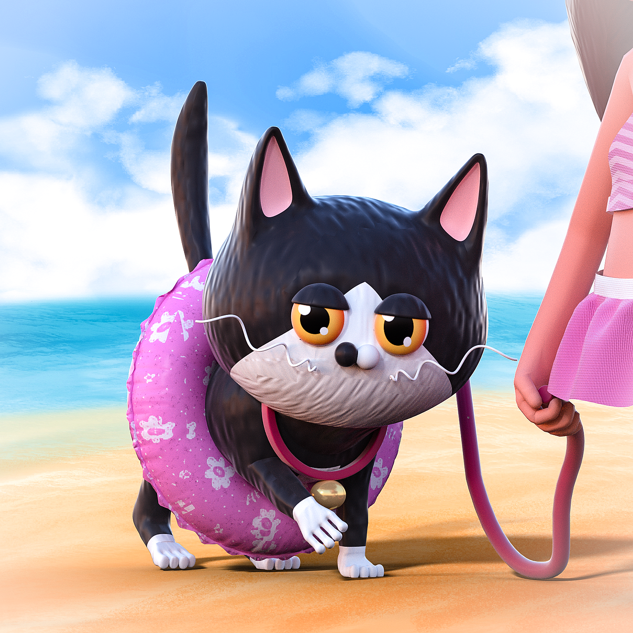 我&我的猫（图ZMjA3MzY3NzY4） - 动画/影视 - 站酷设计师丽小珊原创素材 - 站酷ZCOOL