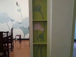 新中式墻繪，國畫題材