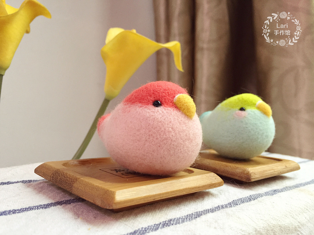 羊毛毡手工肉嘟嘟小鸟儿肥啾