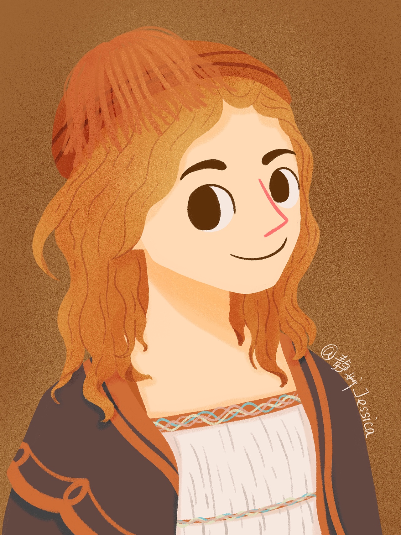 万物皆可萌——名画篇（图ZMTgzNDY2MTg0） - 商业插画 - 站酷设计师静妍插画原创素材 - 站酷ZCOOL