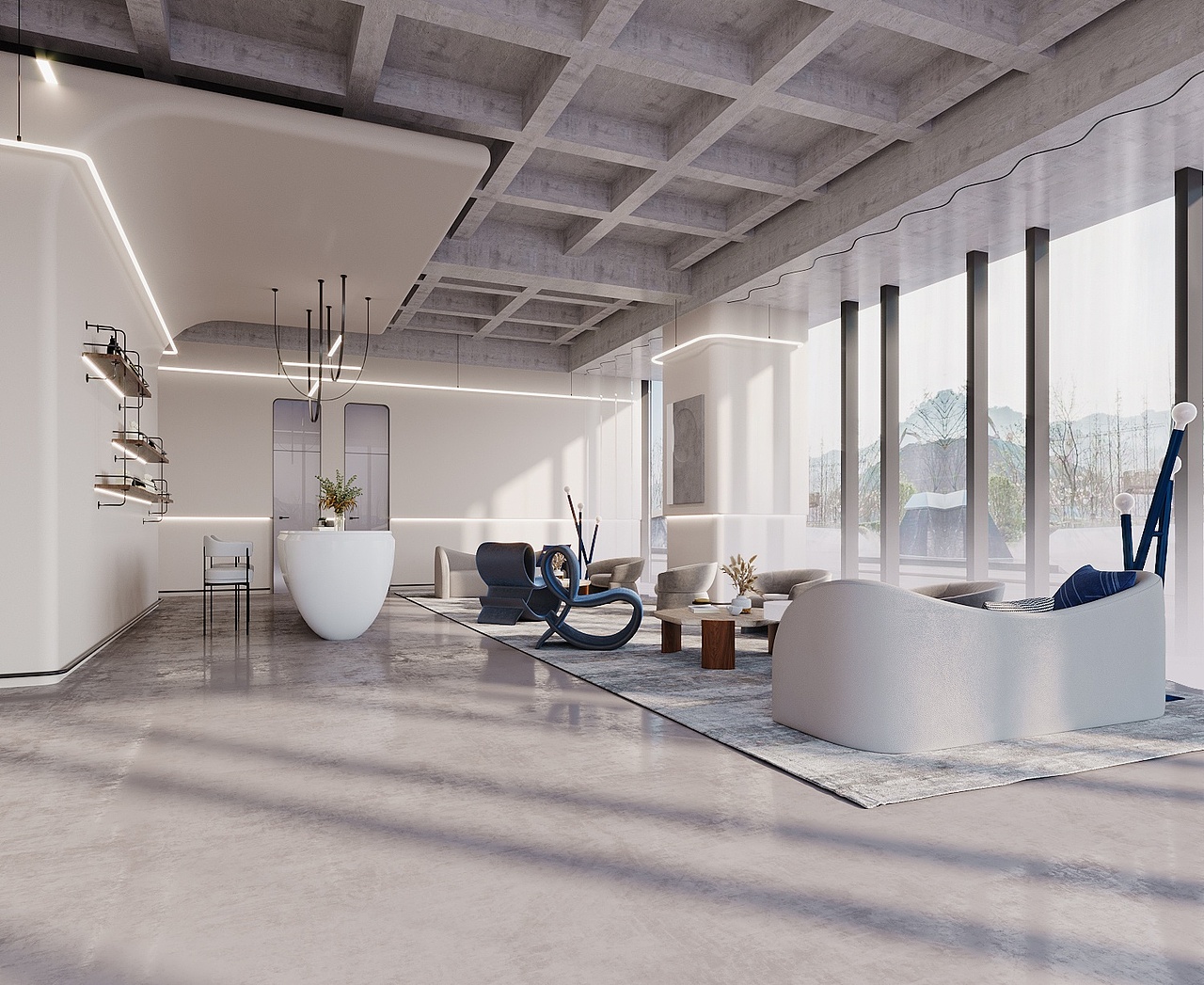 楷林大厦接待中心设计表现