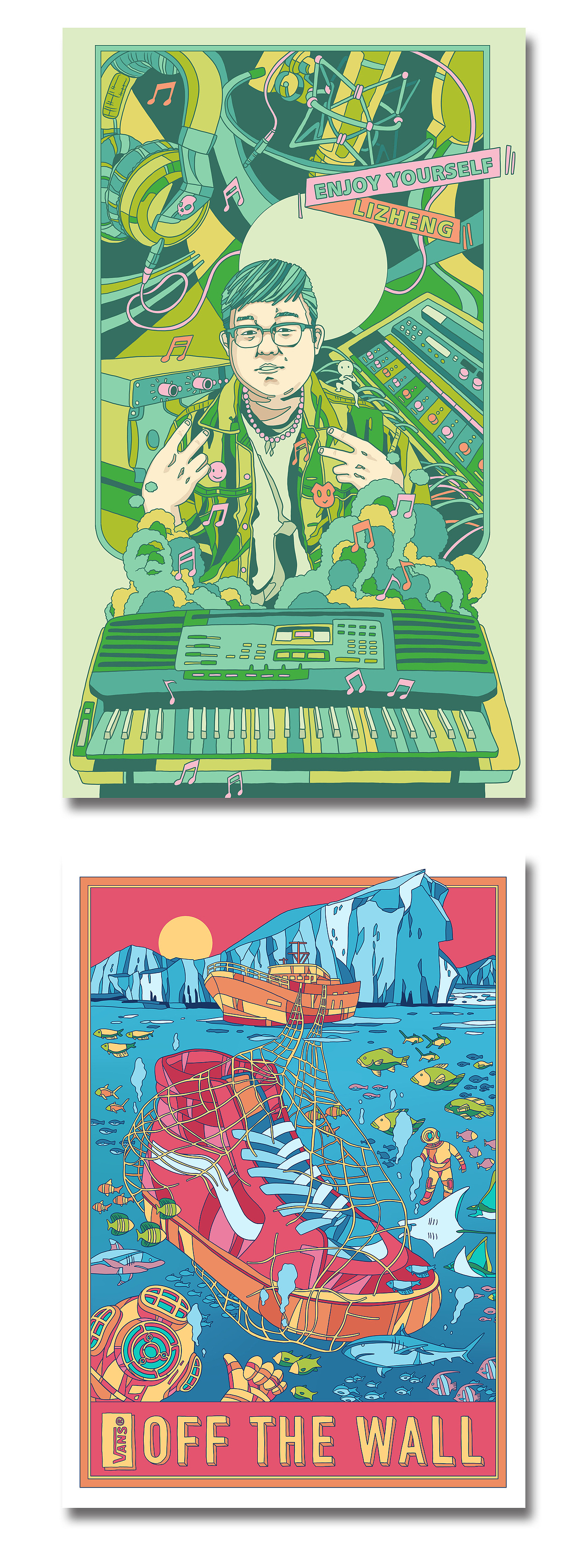 致自己 | 2016年个人作品合辑（图ZNjgwMTc4MDQ=） - 新锐潮流插画 - 站酷设计师CHOCO__原创素材 - 站酷ZCOOL