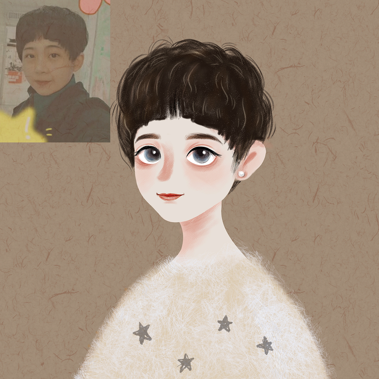 手绘头像手绘人物卡通形象