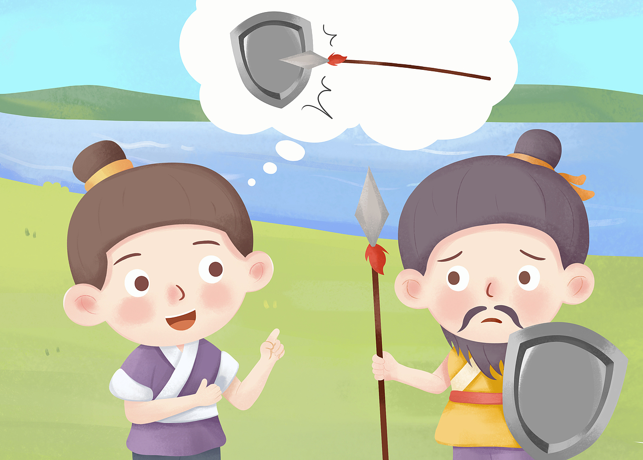 成语故事卡片插画（图ZMTU5NTQ2ODY4） - 儿童插画 - 站酷设计师西西里昭xxz原创素材 - 站酷ZCOOL