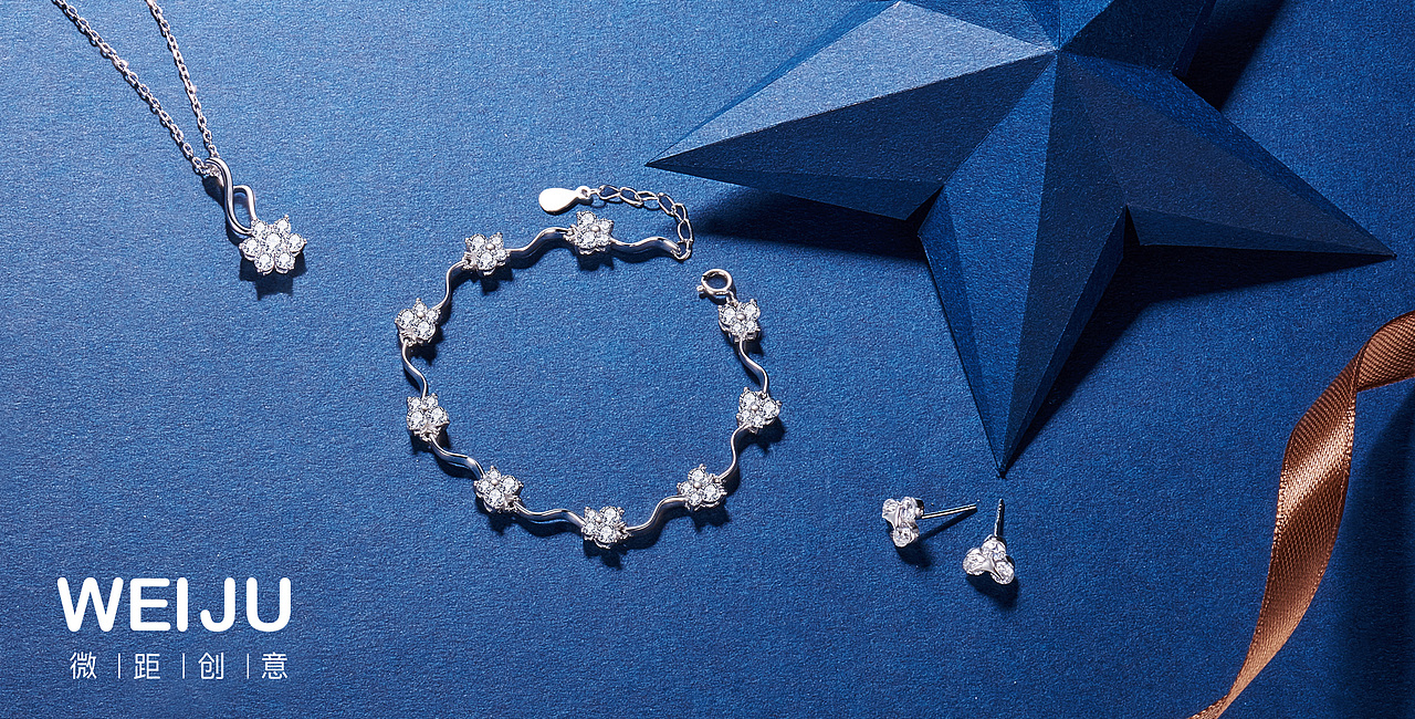 珠宝场景拍摄，每一次折纸半天，摄影看似简单真心不易