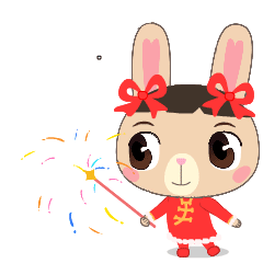 新春拜年必备表情包,熊兔子贝贝表情包新春篇