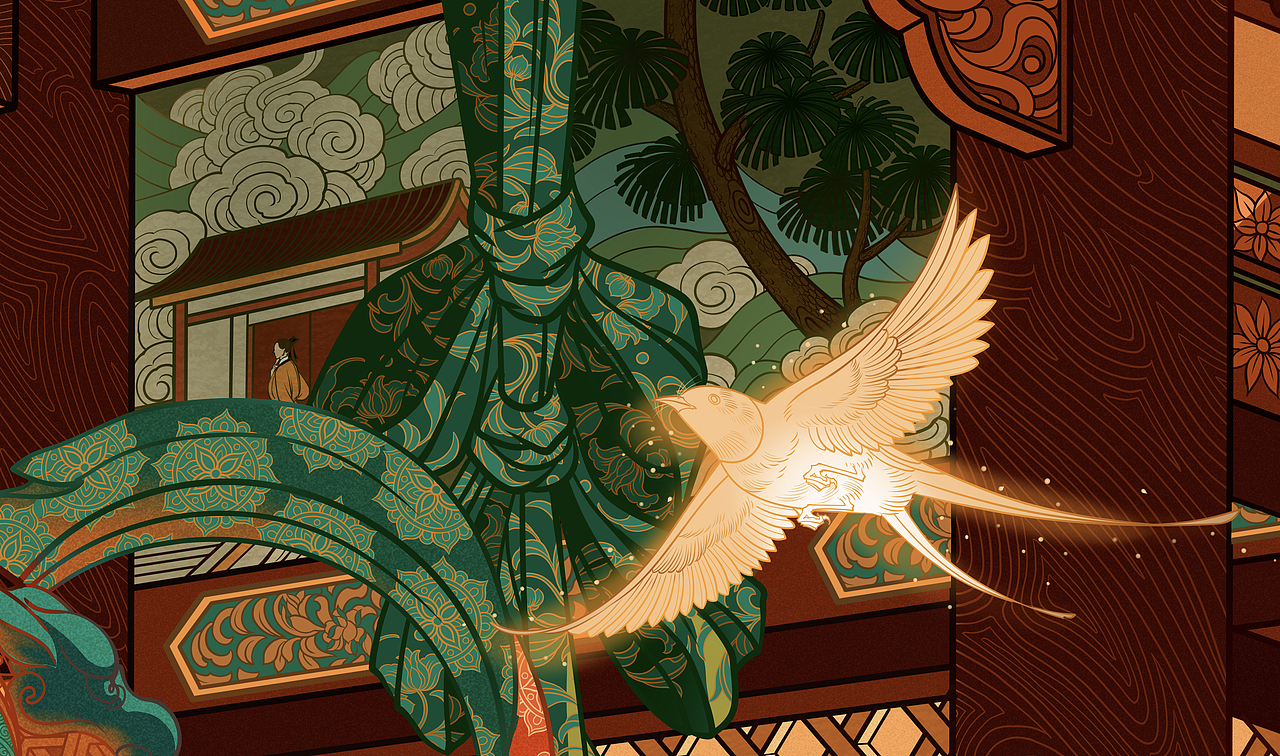 《画壁》组画系列（图ZMzYwNTM4MzU2） - 商业插画 - 站酷设计师唐众汤忠原创素材 - 站酷ZCOOL