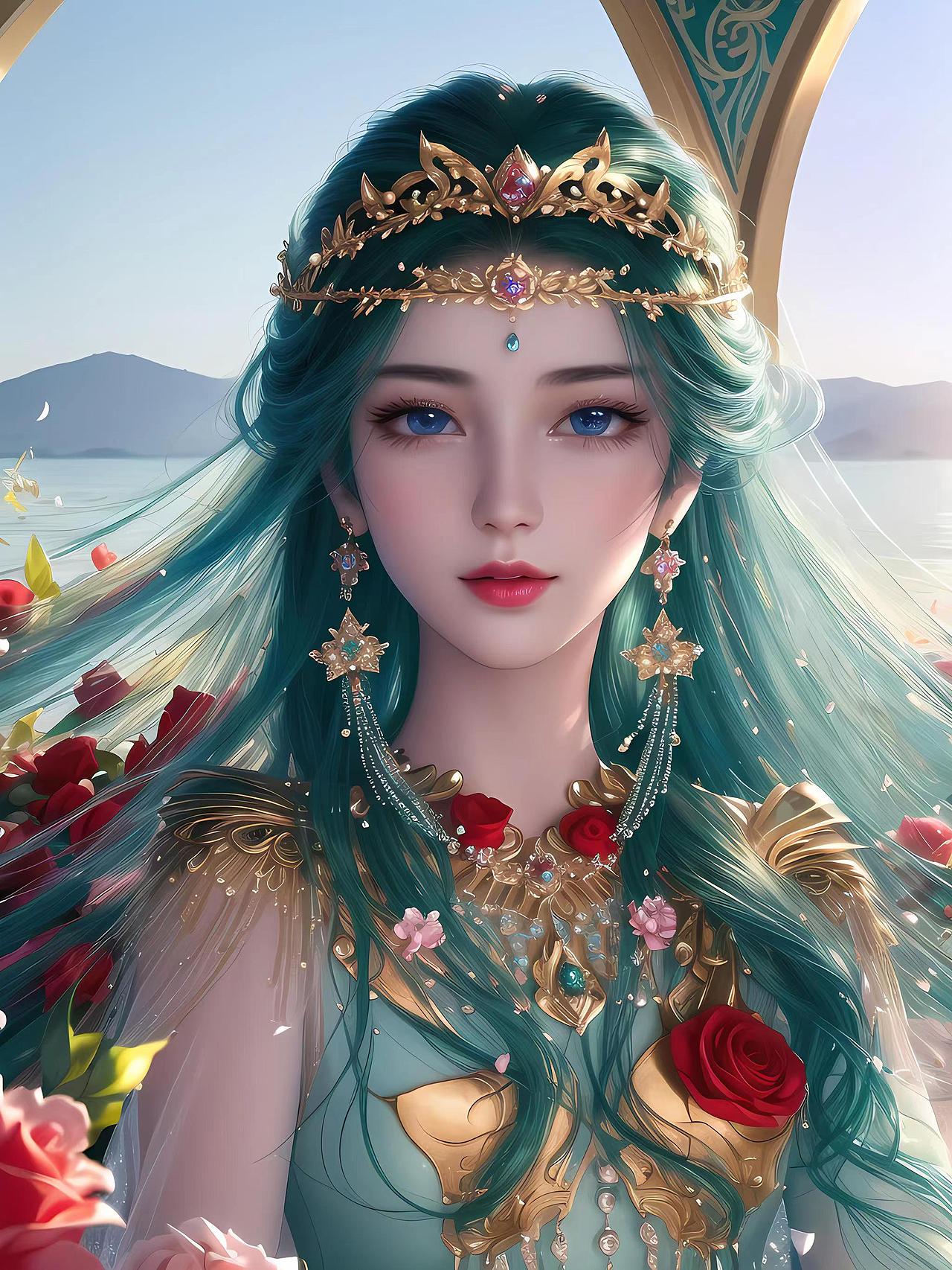 AI古装美女头像集合！（图ZMzI5NjM1Nzk2） - AI作品 - 站酷设计师未来日记预言者原创素材 - 站酷ZCOOL