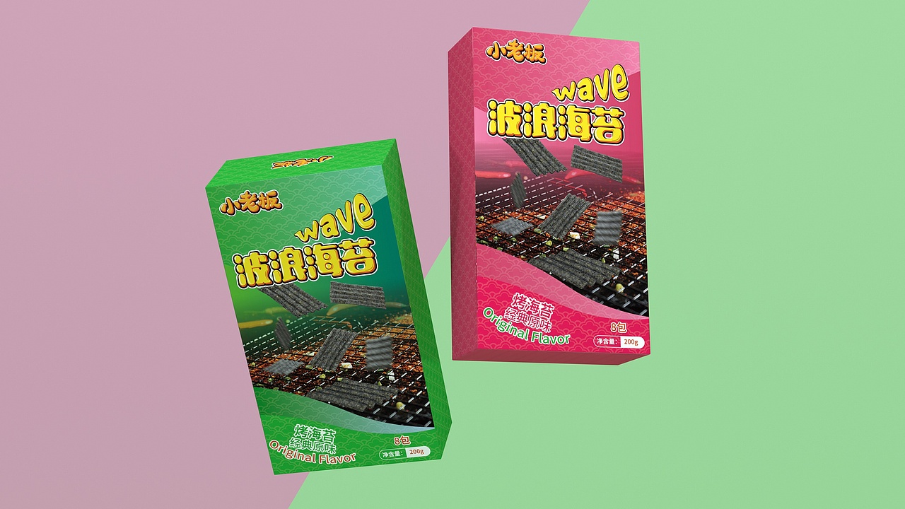 小老板海苔包装设计
