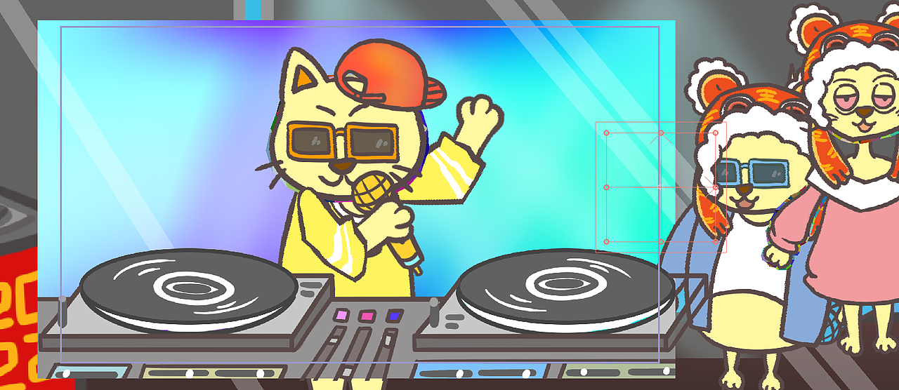 直新闻 IP《阿喵爱摸鱼》元旦迎新动画MV（图ZMzAyOTA5Mzcy） - 动画片 - 站酷设计师oreobopp原创素材 - 站酷ZCOOL