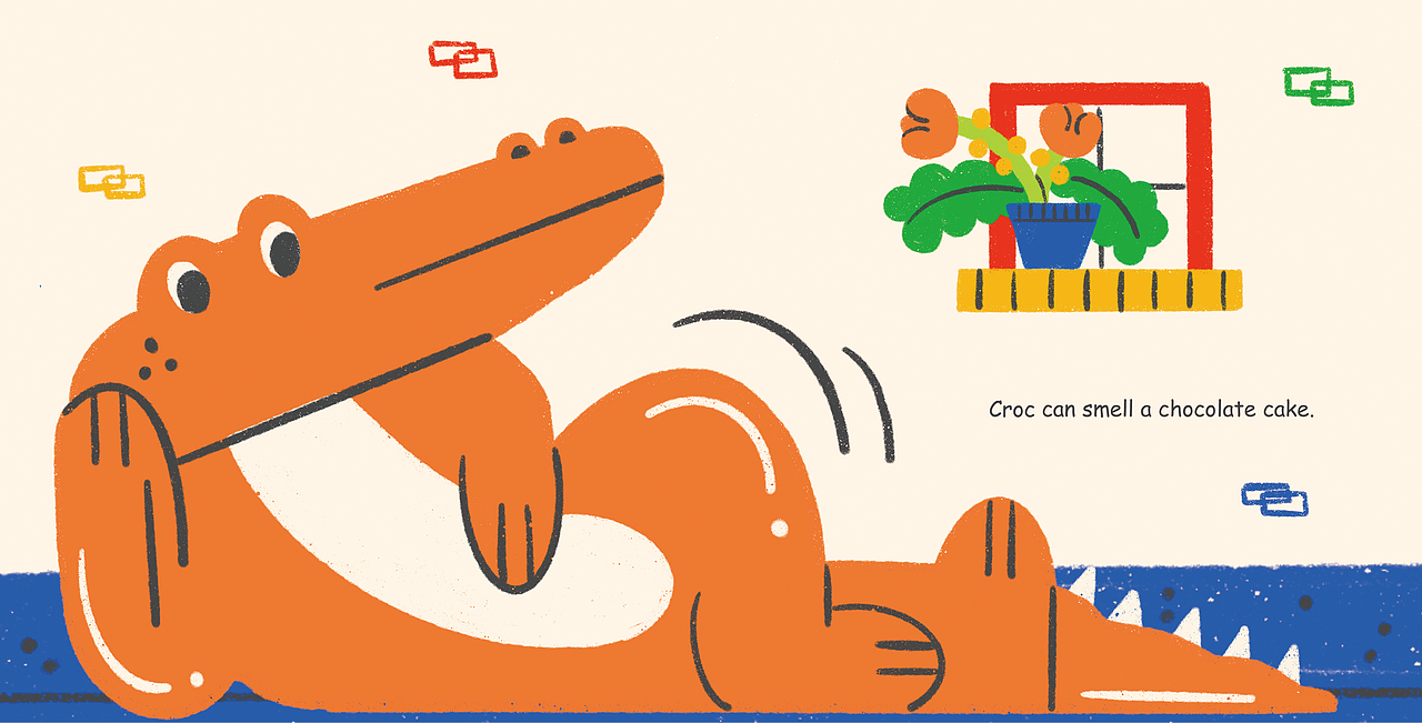 绘本设计——低幼五感互动绘本《yummy》