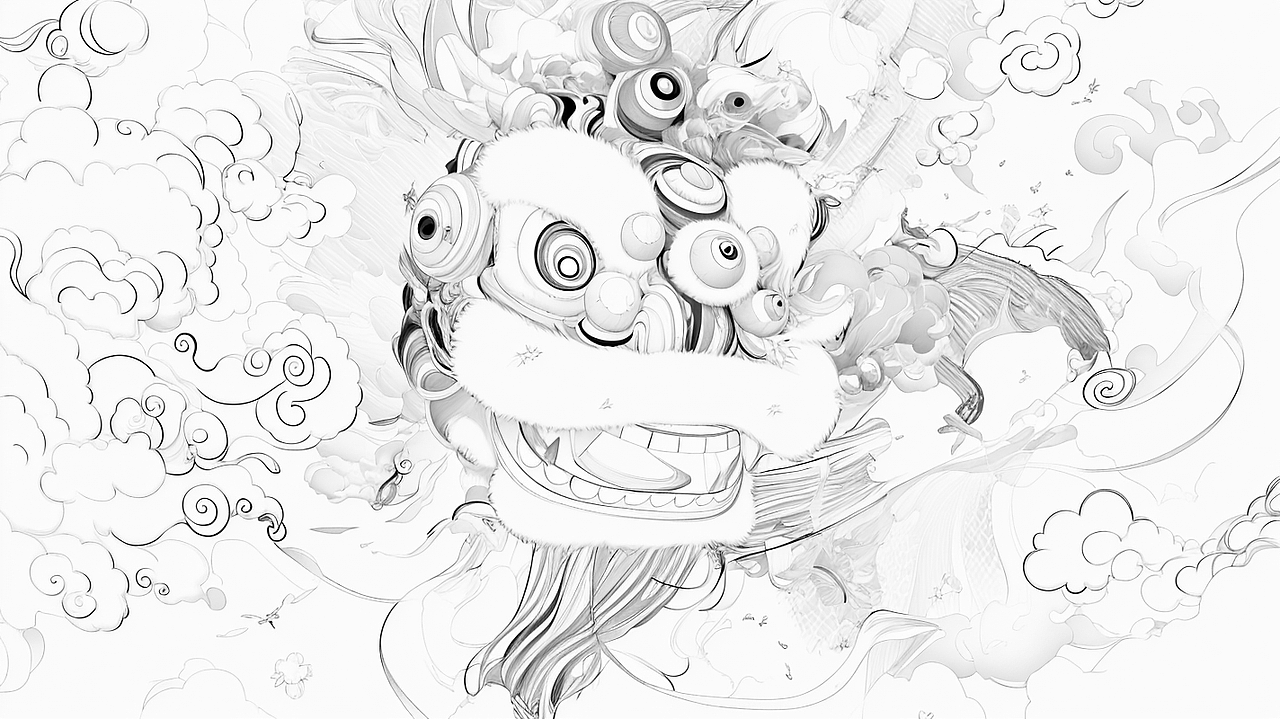 插画舞龙-龙行龘龘(图ZMzYyNzU5NjQw) - 其他 - 站酷设计师JOICE888原创素材 - 站酷ZCOOL