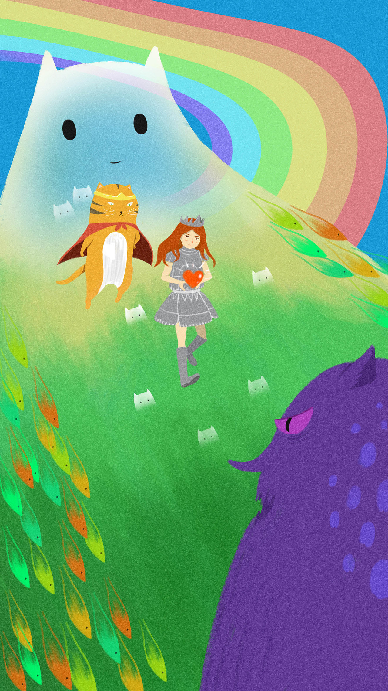 乐划锁屏|希望|插画|商业插画|黑次子_原创作品-站酷zcool