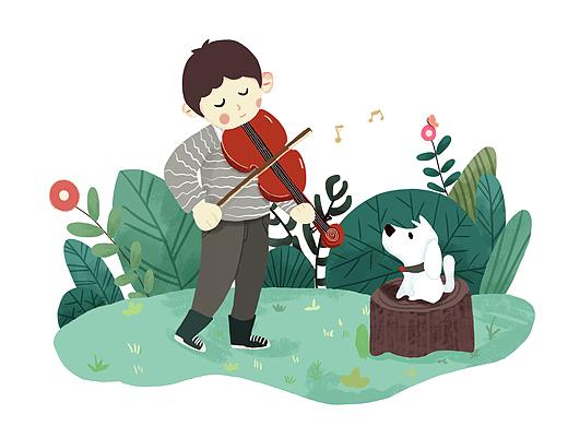 拉小提琴的小哥哥