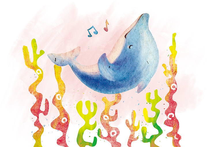 我的小海豚们啊（图ZNTAyNzU0NTY=） - 商业插画 - 站酷设计师仨俩一原创素材 - 站酷ZCOOL