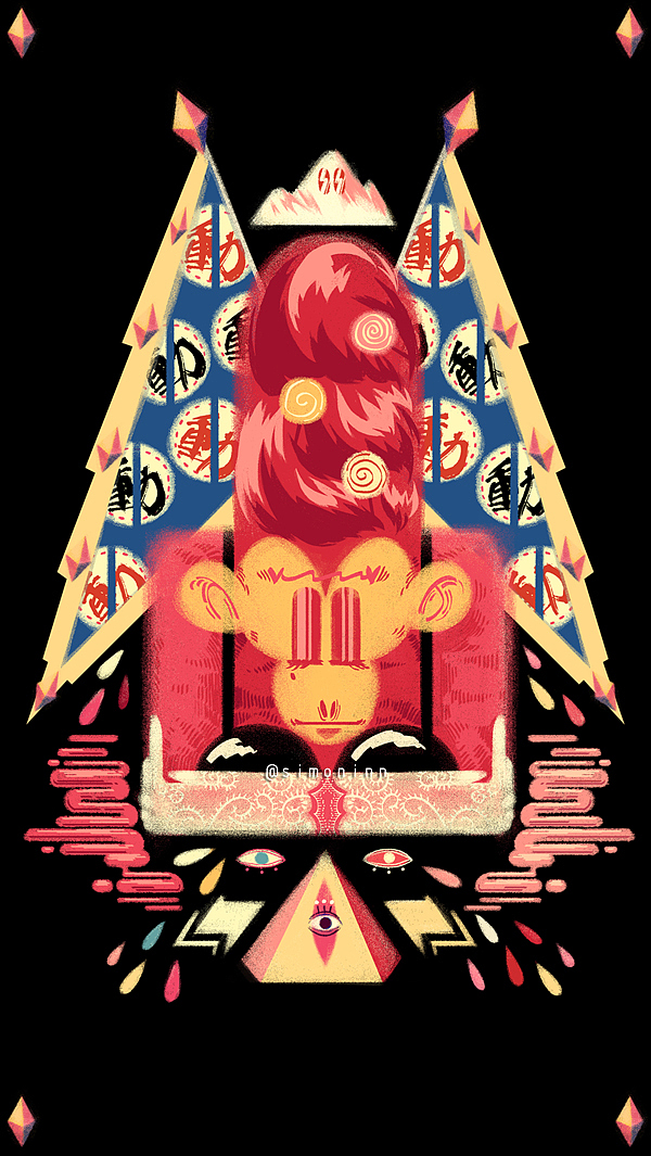 新年狂欢不收尾（图ZNDE3MDkyMDA=） - 新锐潮流插画 - 站酷设计师晚門原创素材 - 站酷ZCOOL