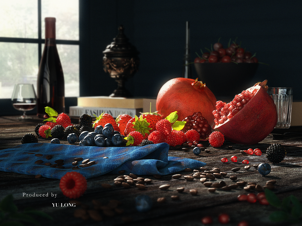 水果octane|三维|场景|starswesker_原创作品-站酷zcool