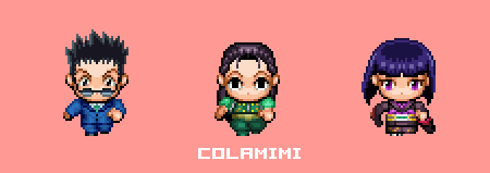 《像素大陆》像素动漫人物（图ZMTA1MTA4MzYw） - 像素画 - 站酷设计师colamimi原创素材 - 站酷ZCOOL