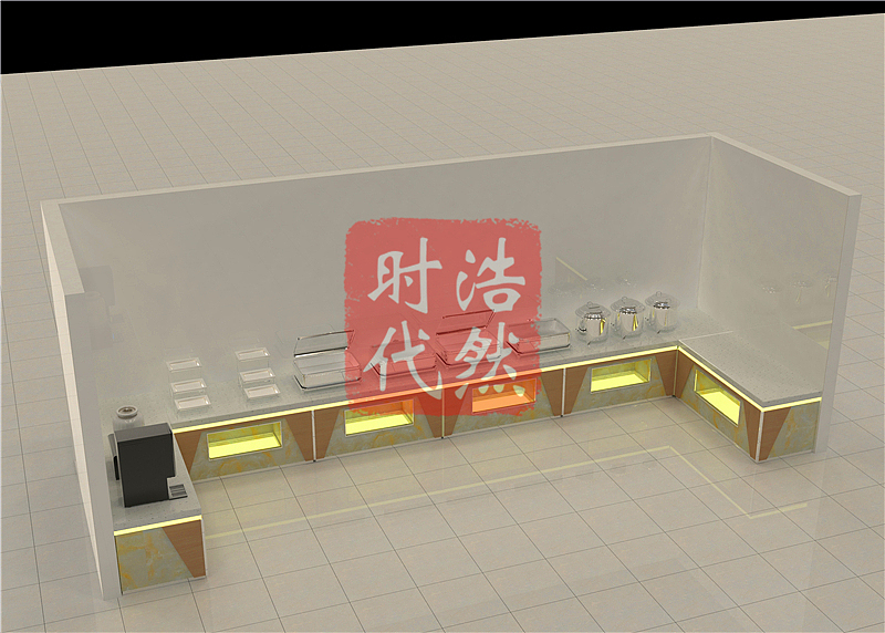 内蒙古机关单位取餐台定制 大理石自助餐台设计i制作
